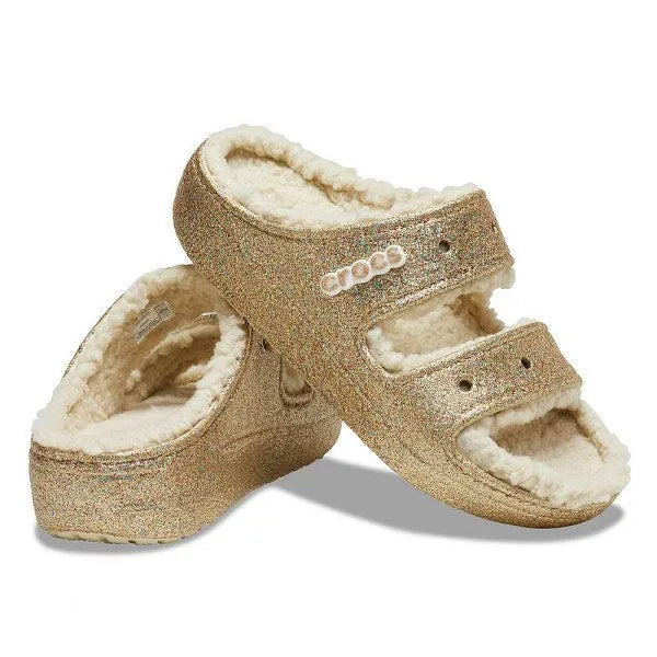 Crocs Classic Cozzzy Glitter Sandal Papucs - Sportmania.hu
