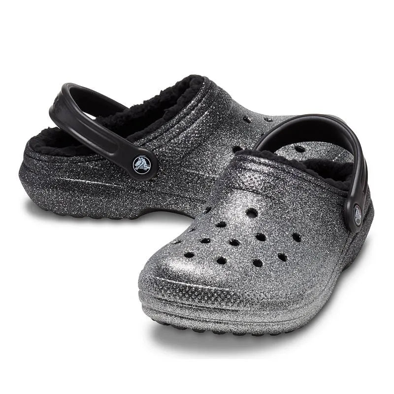 Crocs Classic Glitter Lined Clog Papucs - Sportmania.hu