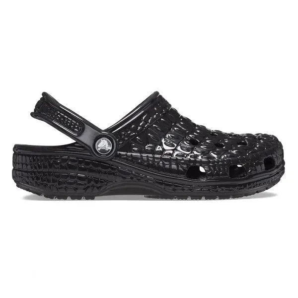Crocs Classic Metallic Crocskin Clog unisex Papucs