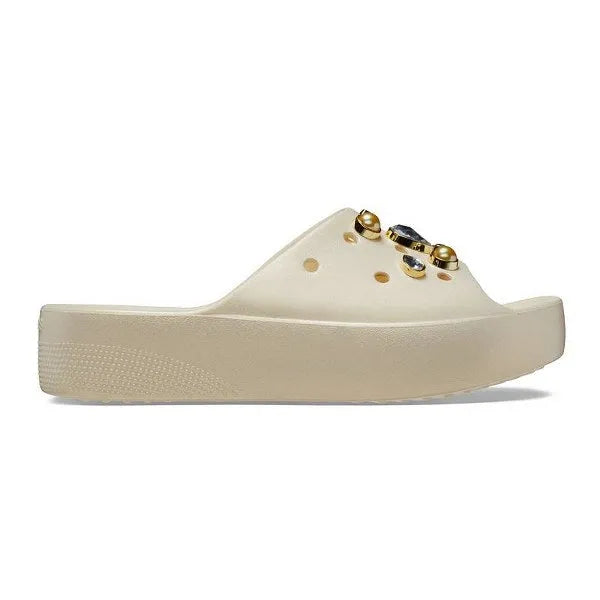 Crocs Classic Platform Crystals Pearls Slide Papucs - Sportmania.hu