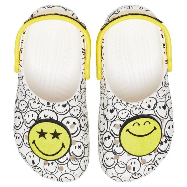 Crocs ClassicSmileyWorldCharmClogK Papucs - Sportmania.hu