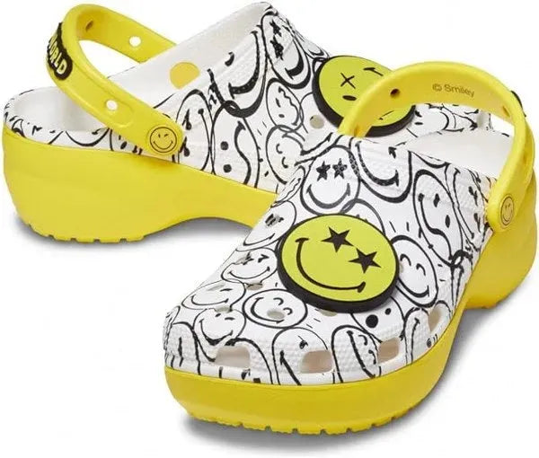 Crocs ClscPlatformSmileyWorldCharmCg Papucs - Sportmania.hu