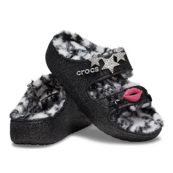 Crocs Clssic Cozzzy Disco Glitter Sandal Papucs - Sportmania.hu