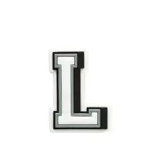 Crocs Letter L unisex Cipődísz