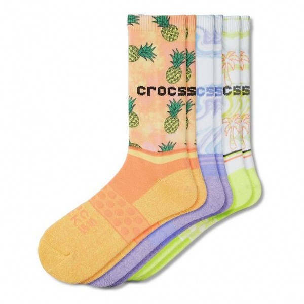 Crocs Socks Adult Crew Retro Resort 3 Pack - Sportmania.hu