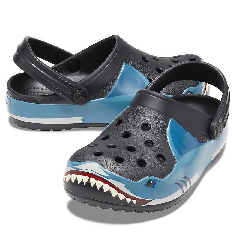 CrocsFunLab Shark Band Clog K - Sportmania.hu