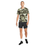 Nike Dri-FIT Miler-Men\'s Short-Sleeve Camo Running Top férfi póló