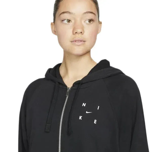 Nike_ Nike Dri-FIT Get Fit-Womens Full-Zip Fleece Training Hoodie Pulóver
