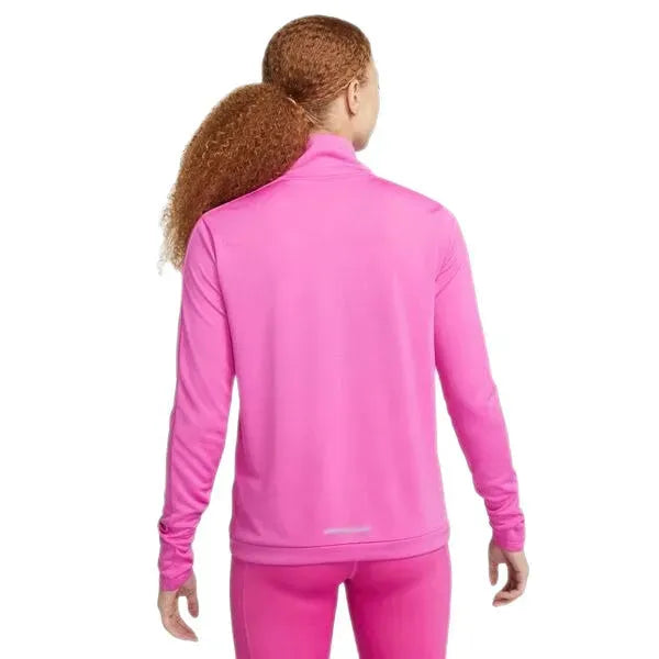 Nike_ Nike Dri-FIT Swoosh-Women\'s 1/4-Zip Long-Sleeve Running Mid Layer Hosszú ujjú póló - Sportmania.hu