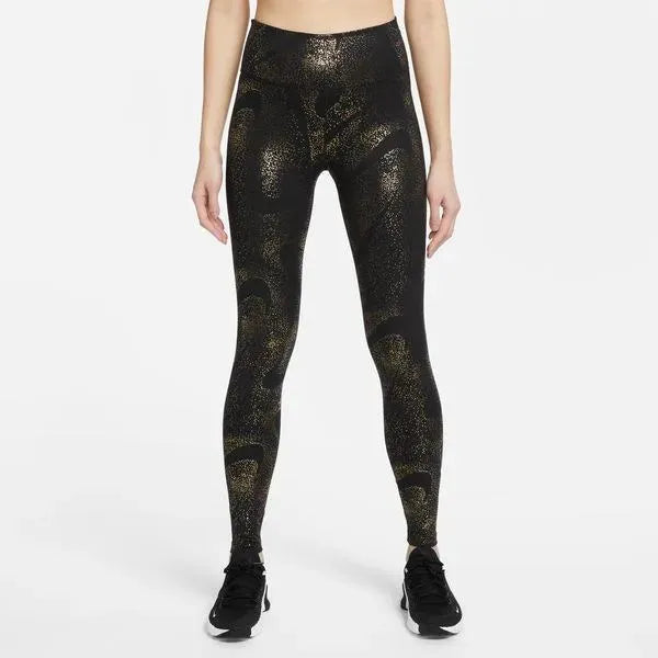 Nike_ Nike One-Women\'s Mid-Rise Printed Leggings - Sportmania.hu