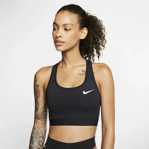 Nike_ Nike Swoosh Womens Medium-Support Non-Padded Sports Bra Sportmelltartó