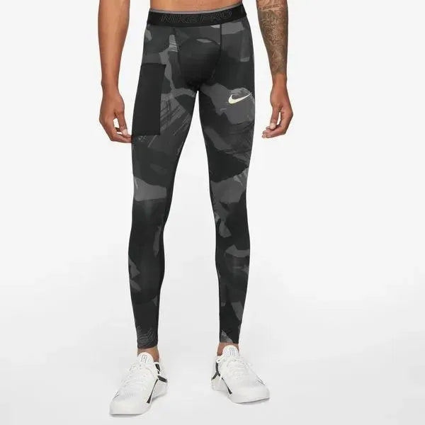Nike Pro Dri-FIT-Men\'s Camo Tights legging, férfi Leggings