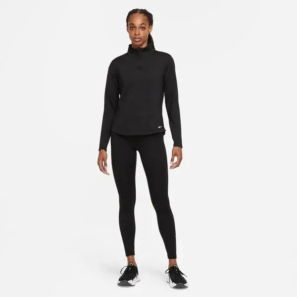 Nike_ W NK ONE TF STD LS HALF ZIP Hosszú ujjú póló