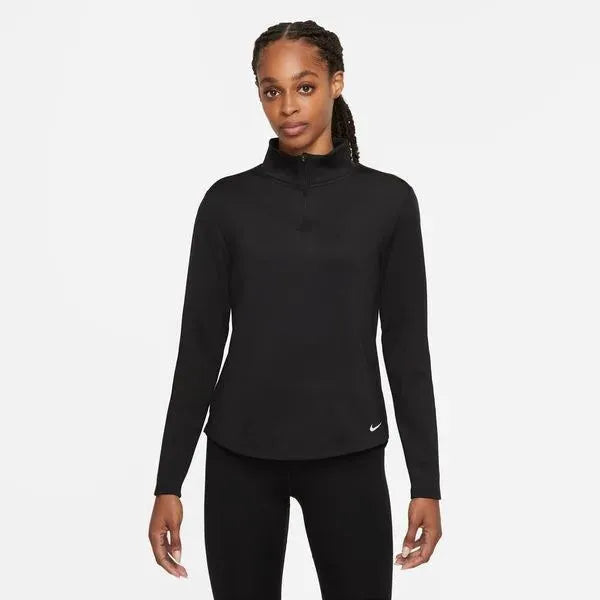Nike_ W NK ONE TF STD LS HALF ZIP Hosszú ujjú póló