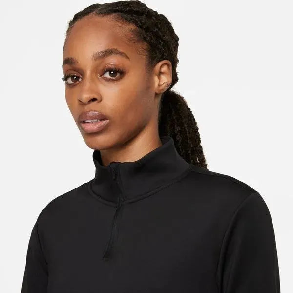 Nike_ W NK ONE TF STD LS HALF ZIP Hosszú ujjú póló
