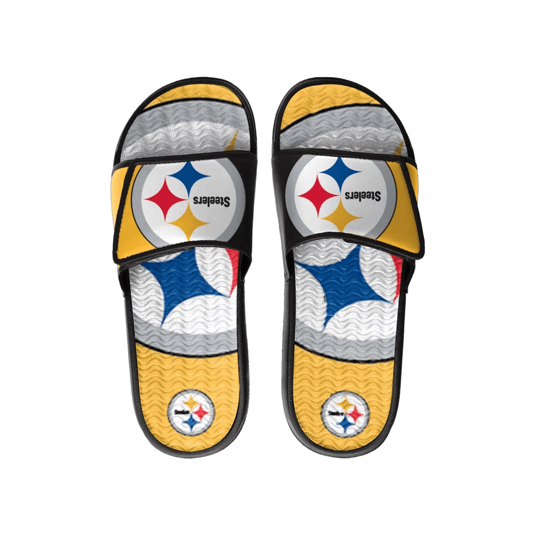 Pittsburgh Steelers NFL Colorblock papucs - Sportmania.hu