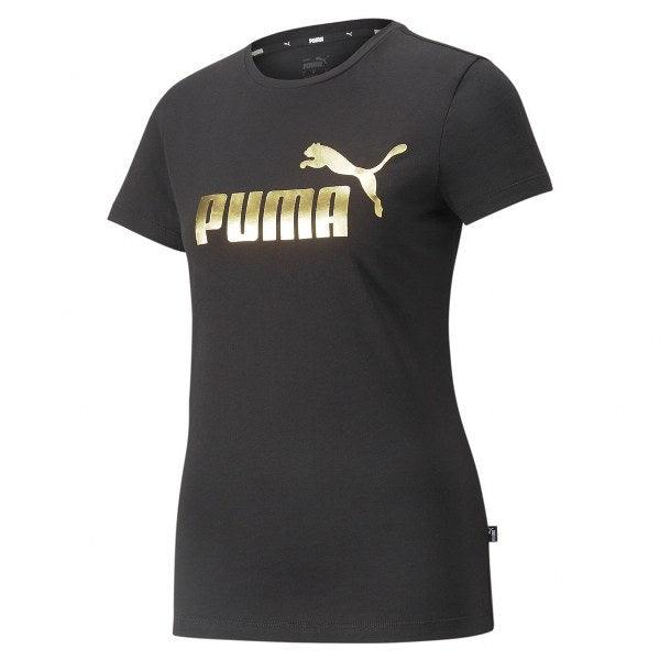Puma ESS+ Metallic Logo póló, fekete - Sportmania.hu