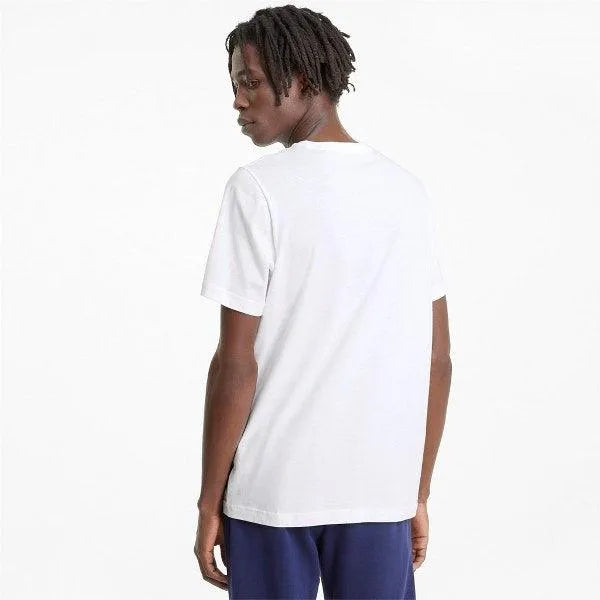 Puma ESS Small Logo fehér férfi Póló