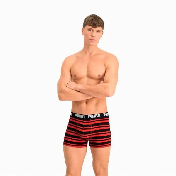 Puma HERITAGE STRIPE BOXER 2P férfi alsónemű