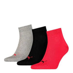PUMA UNISEX QUARTER PLAIN 3P Zokni