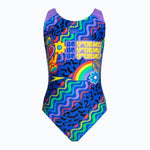 Speedo DIGI PLMT SPBK JF BLUE/YELLOW (UK) Úszódressz - Sportmania.hu