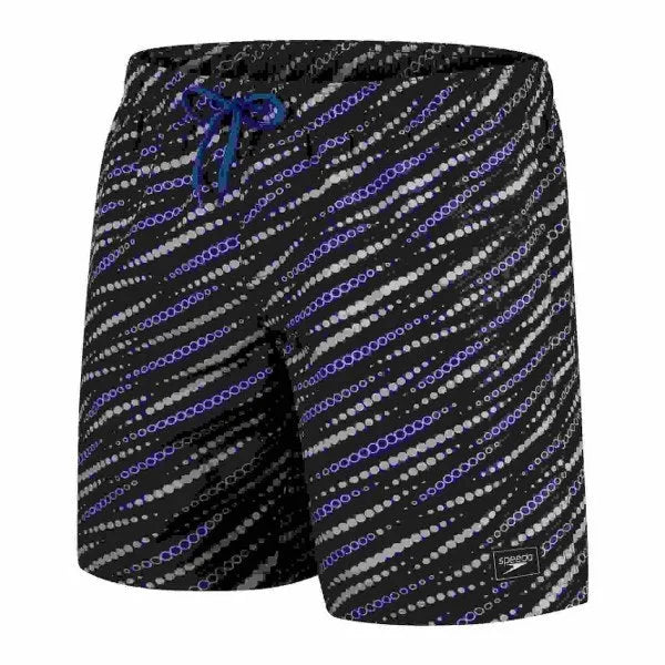 Speedo PRINT LEIS 18\" WSHT BLACK/BLUE (UK) Short - Sportmania.hu