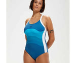 Speedo SPDSCU ENTWINE PT 1PC AF BLUE/WHITE (UK) Úszódressz - Sportmania.hu