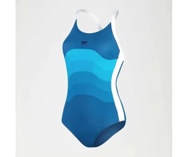 Speedo SPDSCU ENTWINE PT 1PC AF BLUE/WHITE (UK) Úszódressz - Sportmania.hu