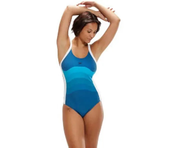 Speedo SPDSCU ENTWINE PT 1PC AF BLUE/WHITE (UK) Úszódressz - Sportmania.hu