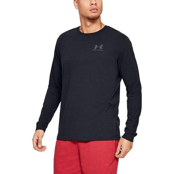 Under Armour Sportstyle Left Chest LS póló, fekete Fitnesz Felső - Sportmania.hu